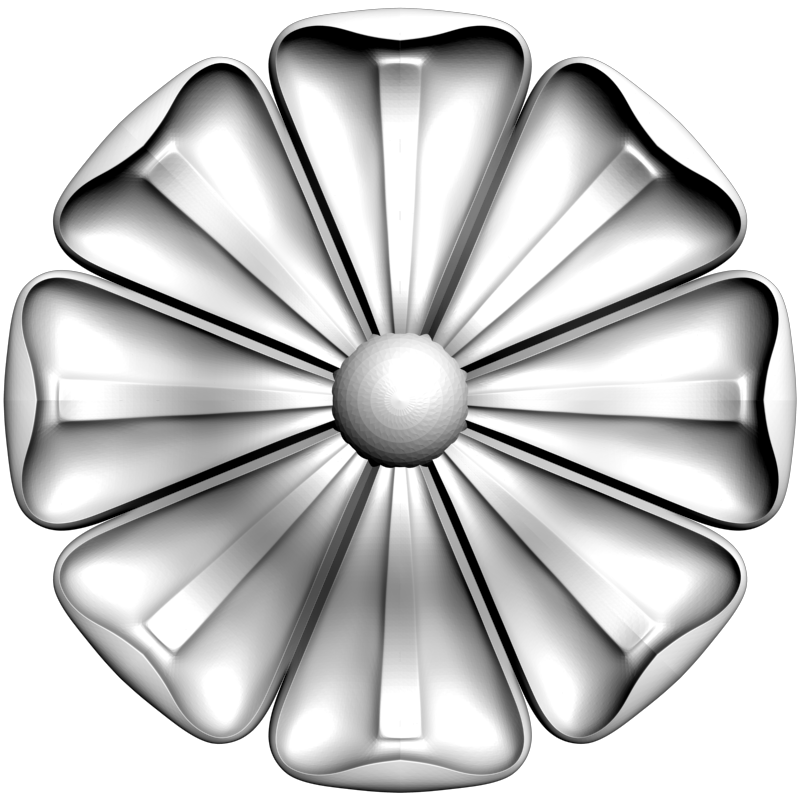 картинка Розетка резная D16-324 3D-STL.COM