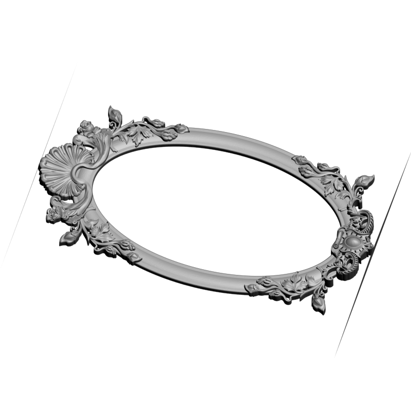картинка Рамка резная D14-637 3D-STL.COM
