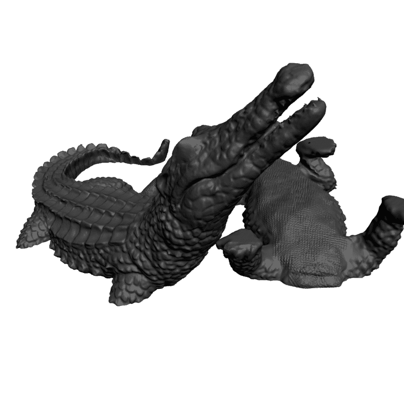 картинка Аллигатор F2-016 3D-STL.COM