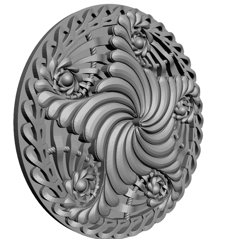 картинка Розетка декоративная D16-267 3D-STL.COM