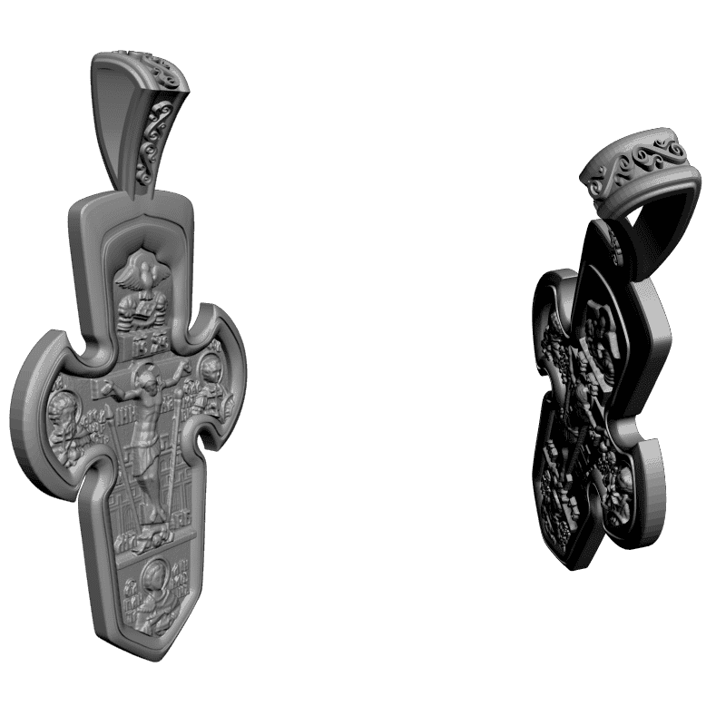 картинка Крестик RY4-019 3D-STL.COM
