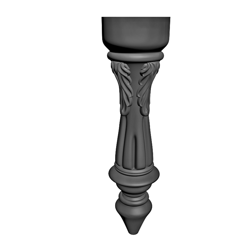 картинка Ножка мебельная M6-111 3D-STL.COM