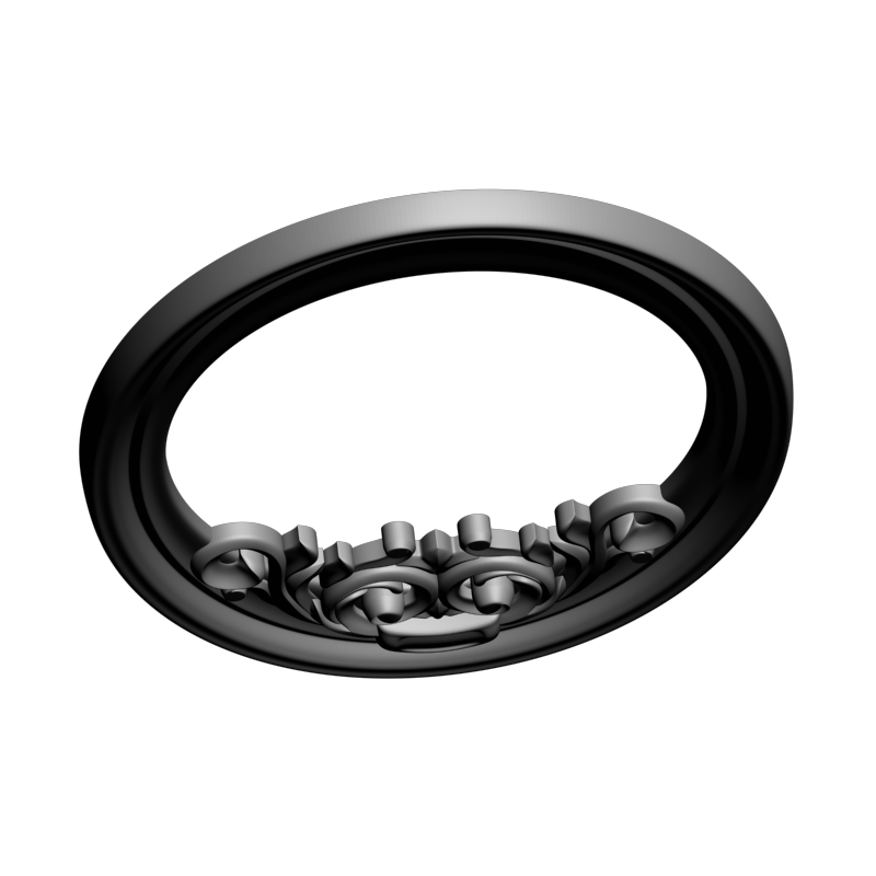 картинка Рамка для зеркала или картины D14-708 3D-STL.COM