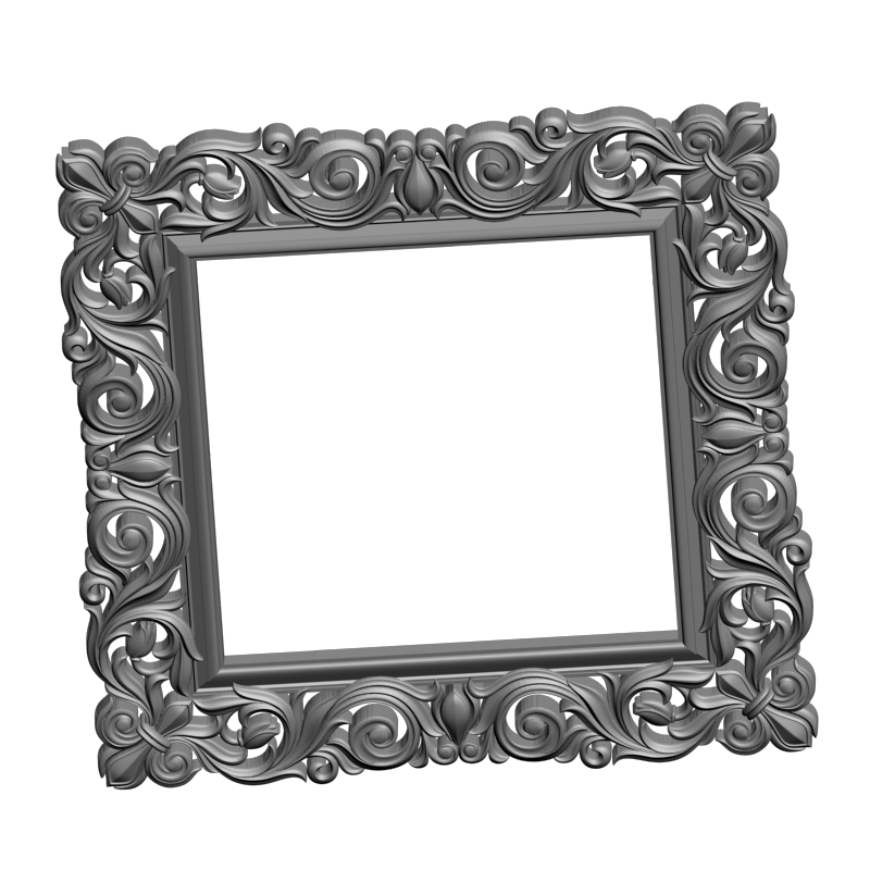 картинка Рама резная D14-514 3D-STL.COM
