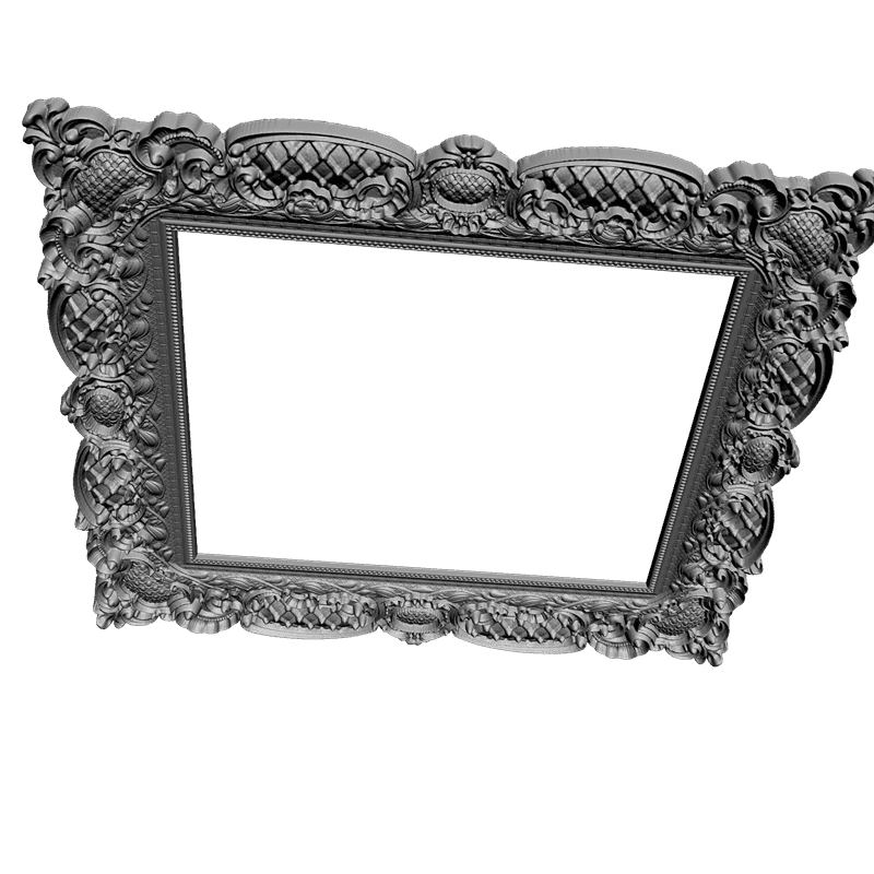 картинка Рамка резная для картины D14-189 3D-STL.COM