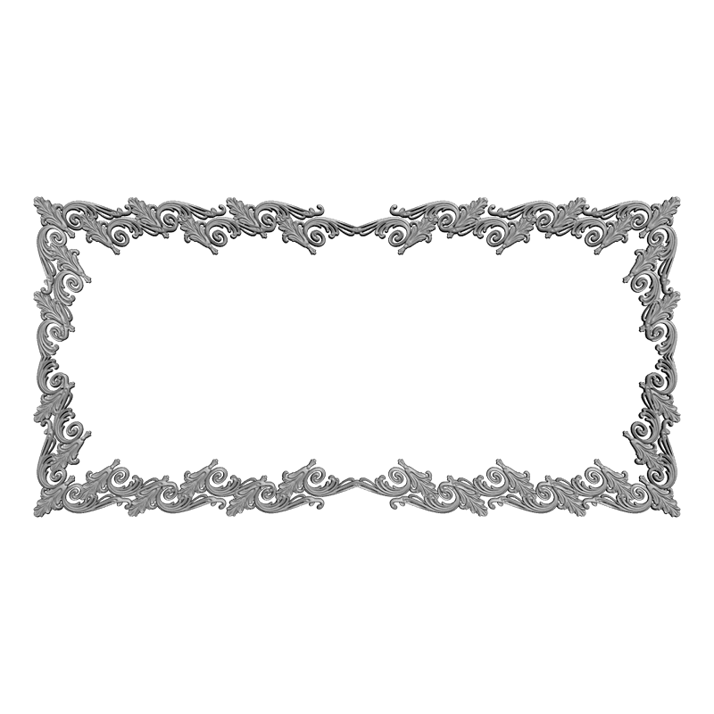 картинка  Рамка резная D14-267 3D-STL.COM