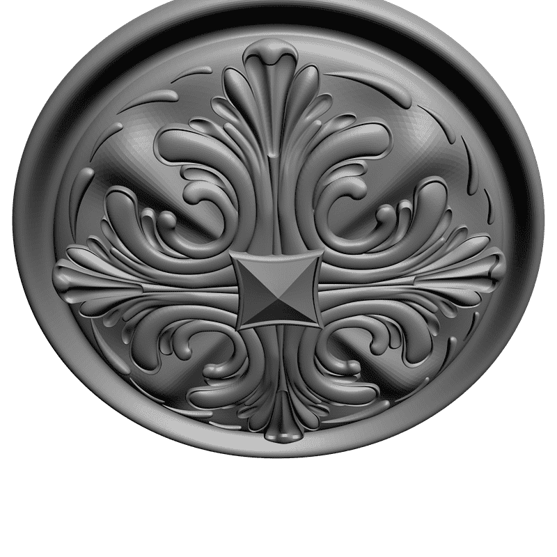 картинка Розетка резная D16-171 3D-STL.COM