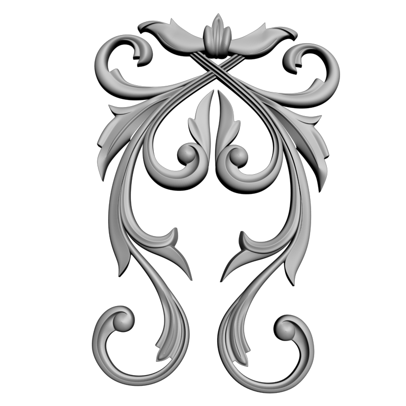 картинка Элемент декора D10-485 3D-STL.COM