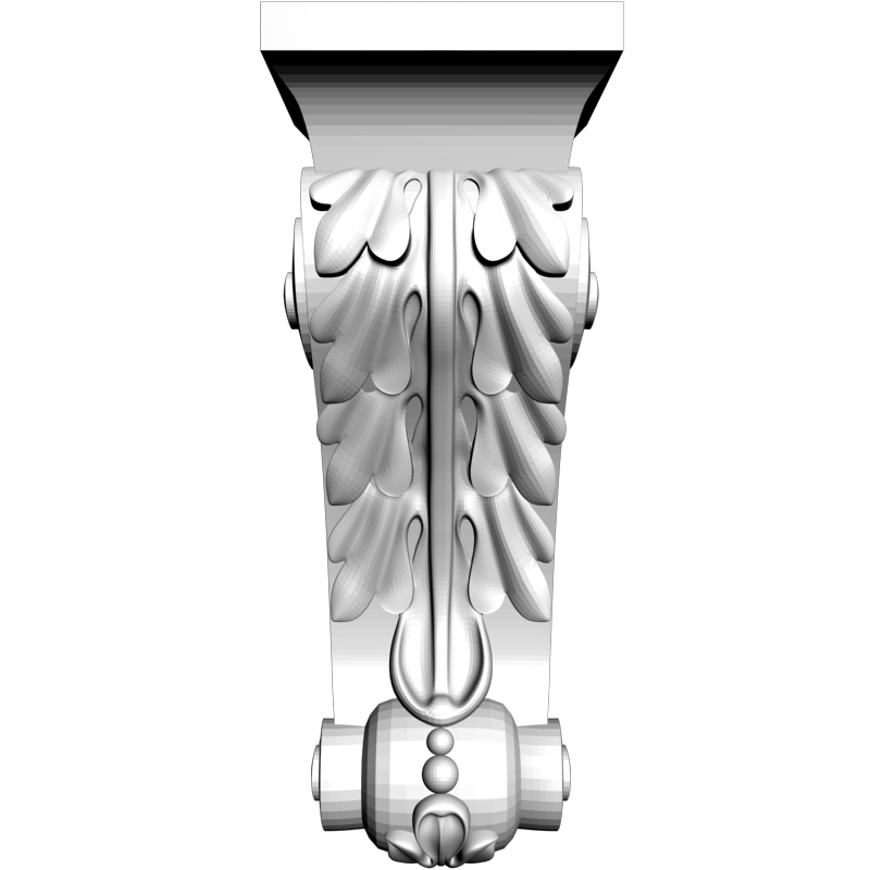 картинка Кронштейн резной D9-180 3D-STL.COM
