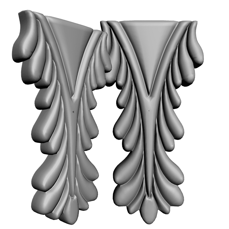 картинка Накладка декоративная D10-222 3D-STL.COM