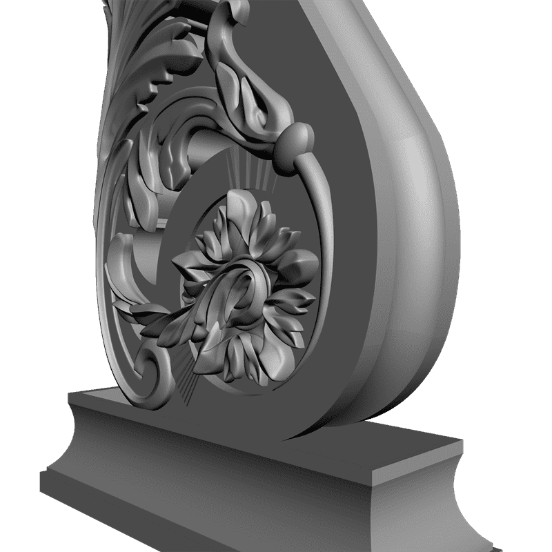 картинка Столб D17-019 3D-STL.COM