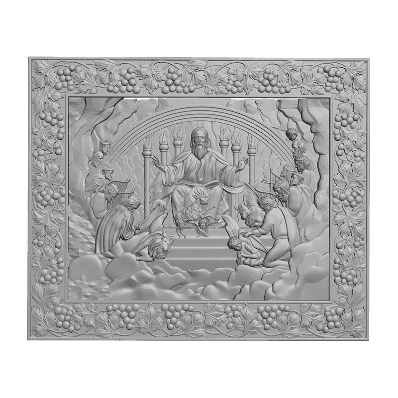 картинка Апосталы перед Господом V3-154 3D-STL.COM