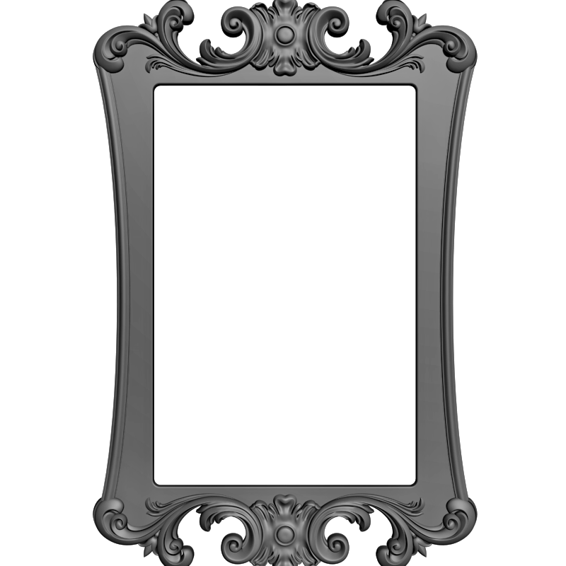 картинка Рама резная D14-448 3D-STL.COM
