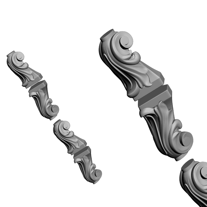 картинка Ножка малая M6-069 3D-STL.COM