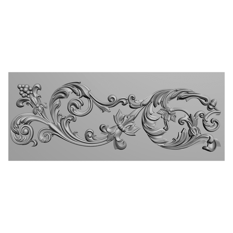 картинка Накладка резная D10-074 3D-STL.COM