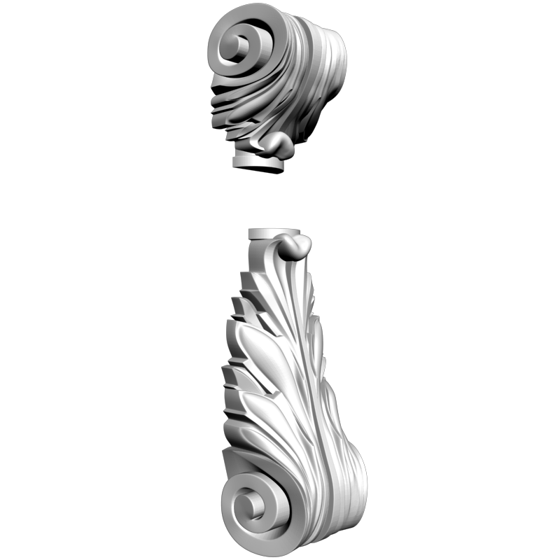 картинка Кронштейн резной D9-188 3D-STL.COM
