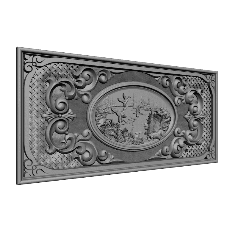 картинка Нарды. Охота PI2-075 3D-STL.COM