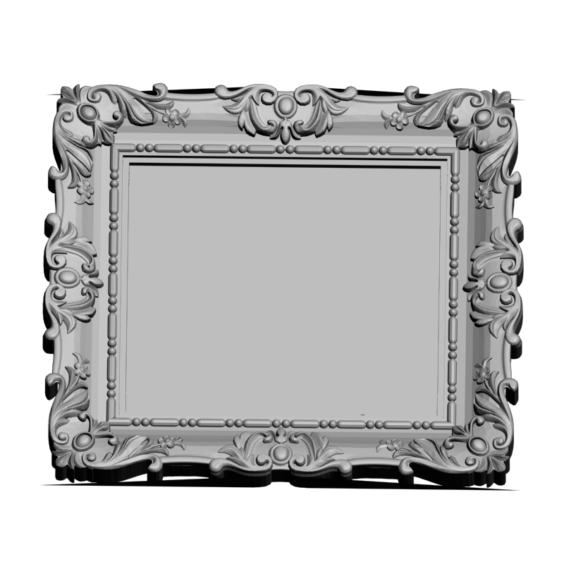 картинка Рамка резная D14-571 3D-STL.COM