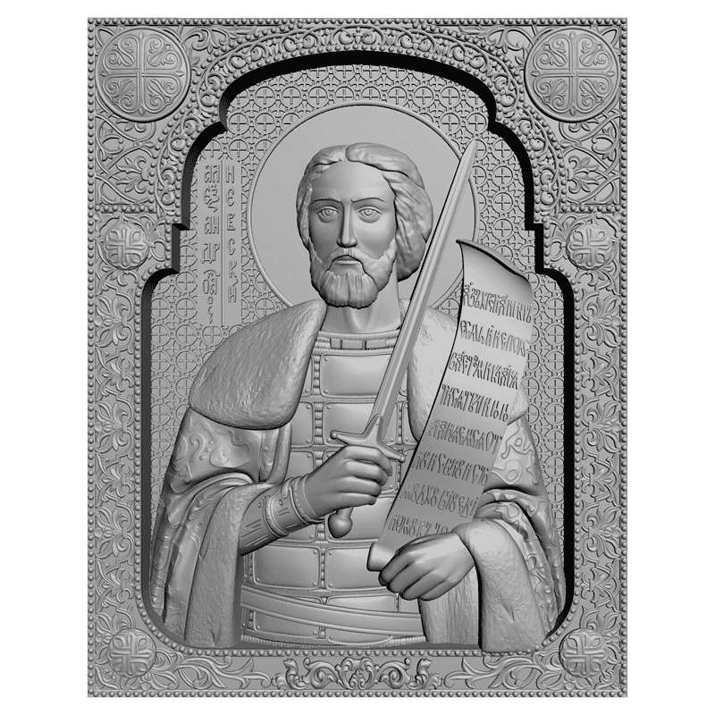 картинка Александр Невский V3-136 3D-STL.COM