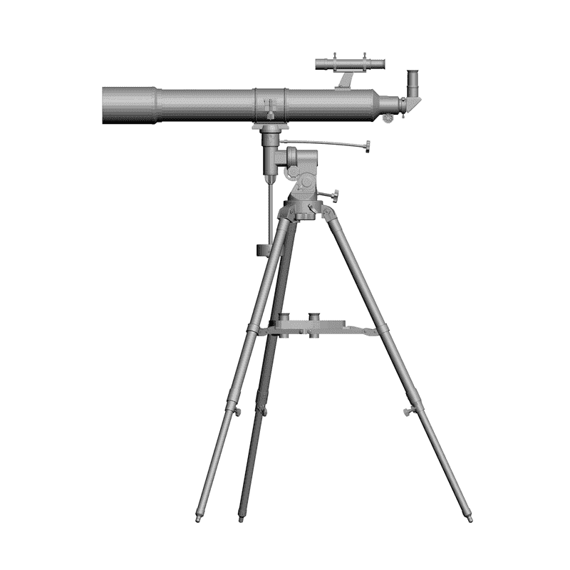 картинка Телескоп bresser r-80 P4-009 3D-STL.COM