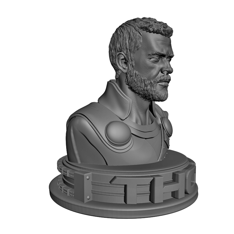 картинка Тор бюст L2-090 3D-STL.COM
