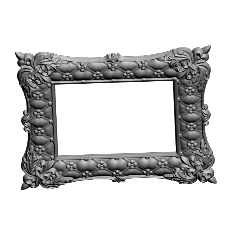 картинка Рама резная D14-473 3D-STL.COM