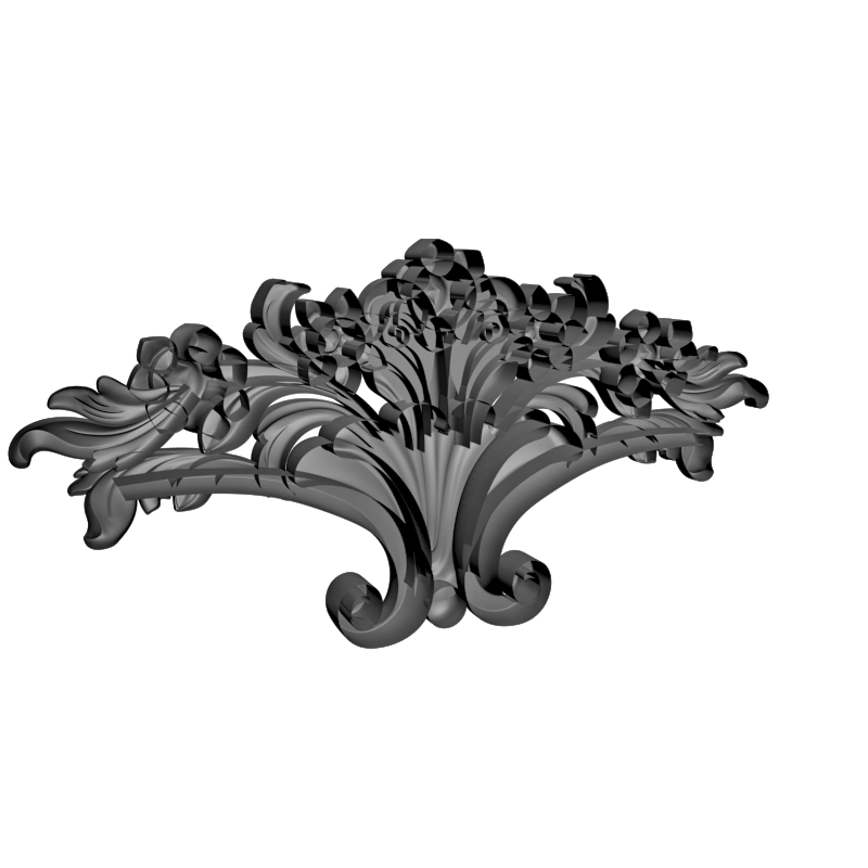 картинка Накладка декоративная рамная D10-405 3D-STL.COM