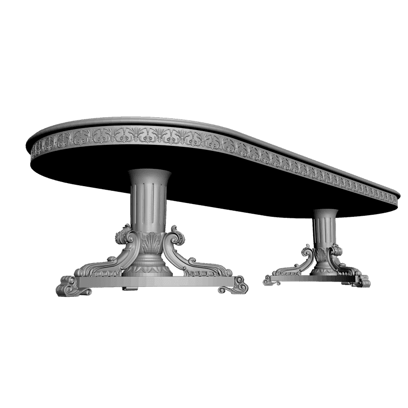 картинка Стол овальный M8-010 3D-STL.COM