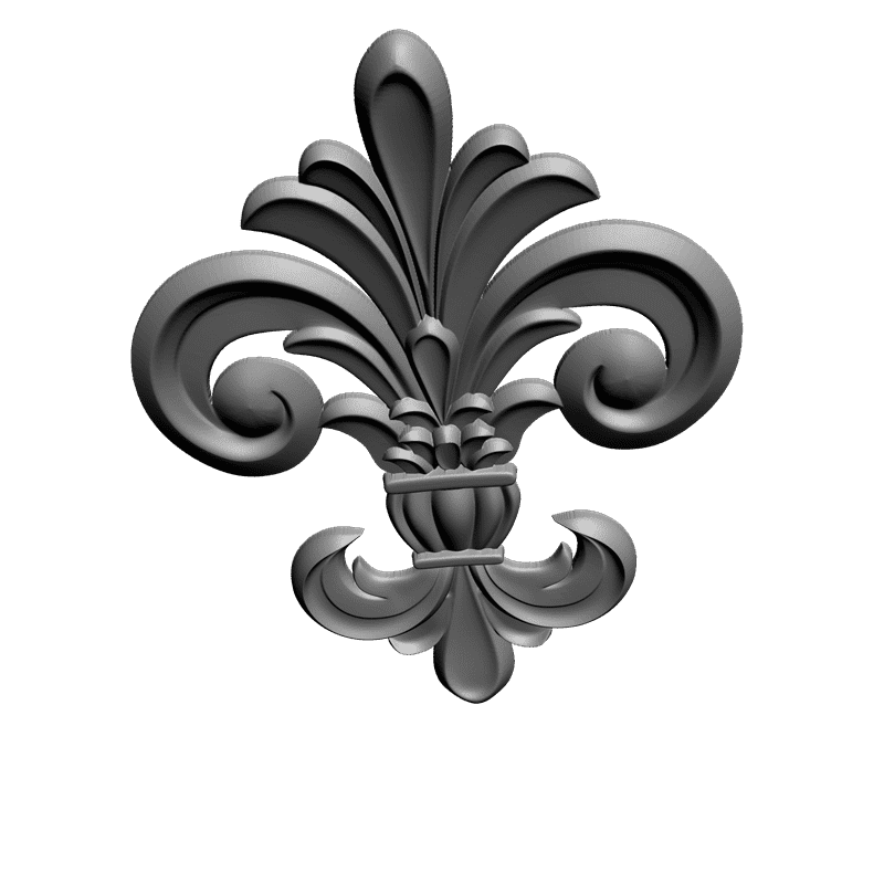 картинка Накладка резная D10-069 3D-STL.COM
