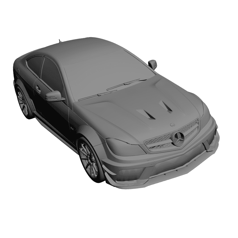 картинка Авто Mercedes C63 AMG RT3-015 3D-STL.COM