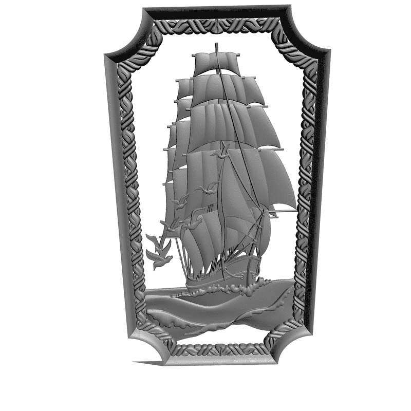 картинка Фасад мебельный M10-007 3D-STL.COM