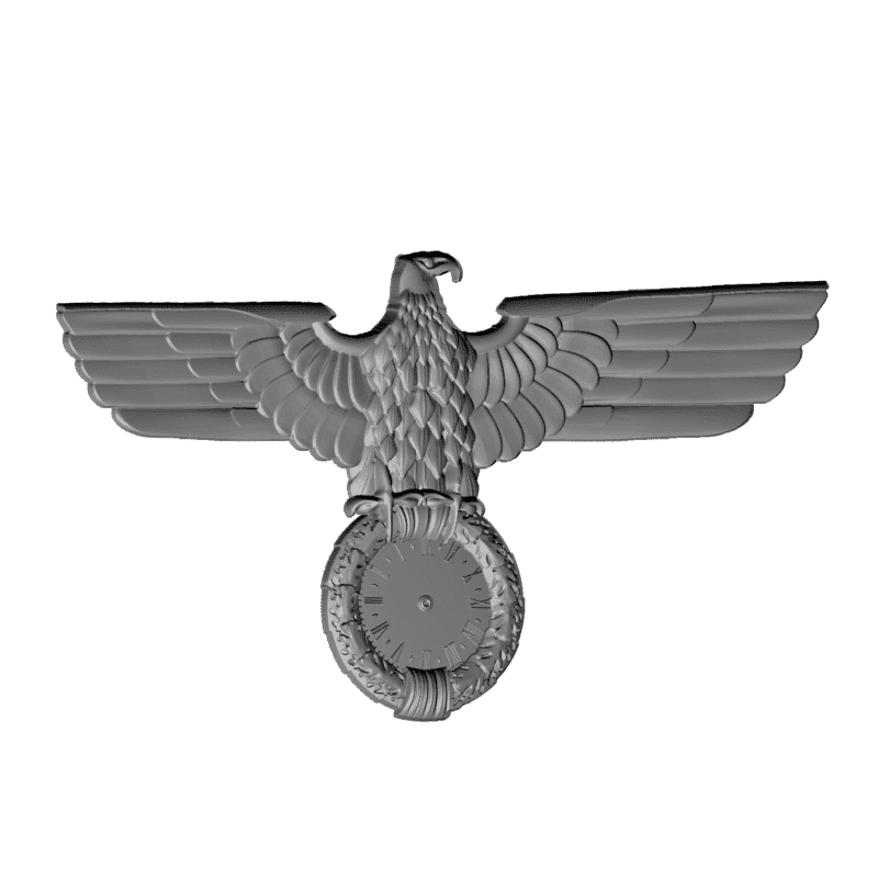 картинка Часы с орлом P3-141 3D-STL.COM