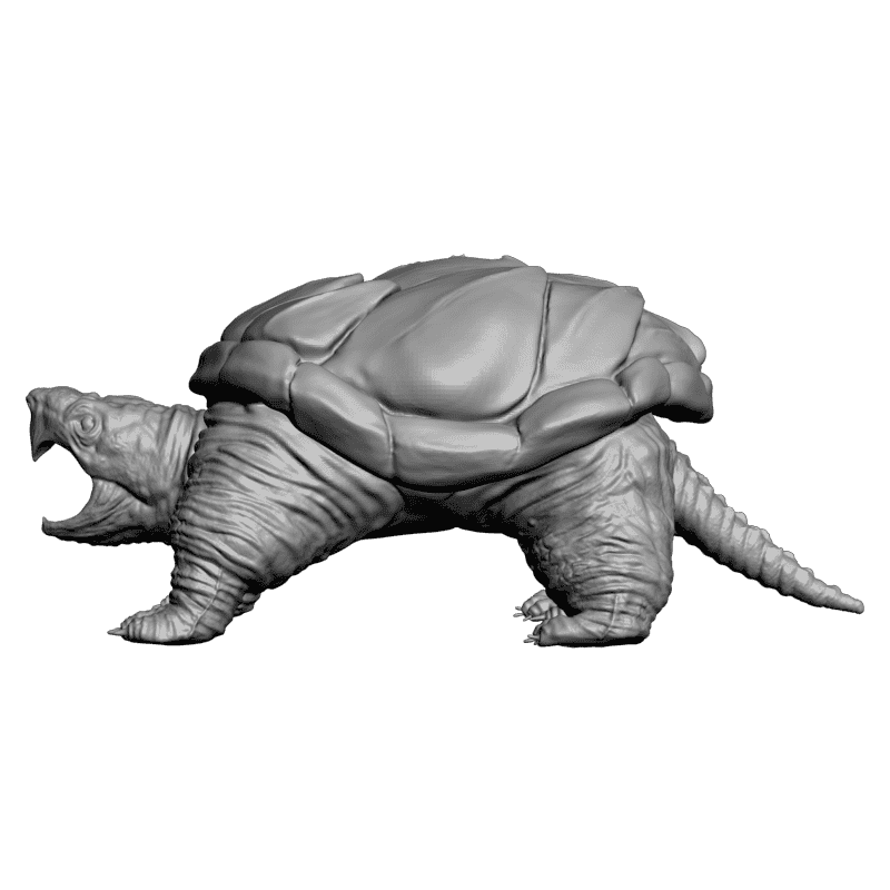 картинка Злая черепаха F2-022 3D-STL.COM