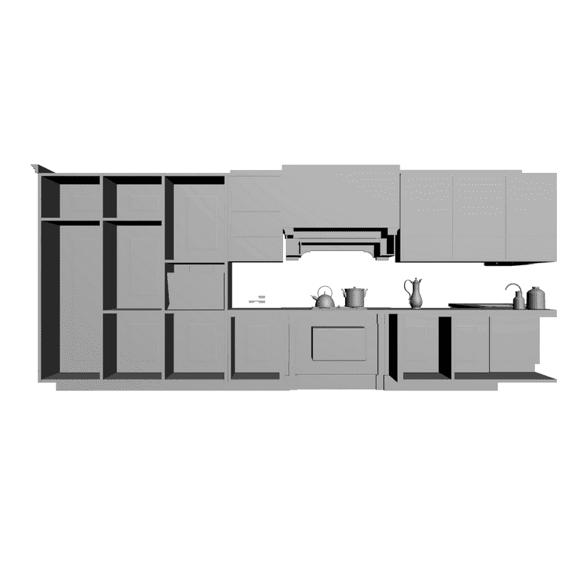 картинка Кухня M5-002 3D-STL.COM