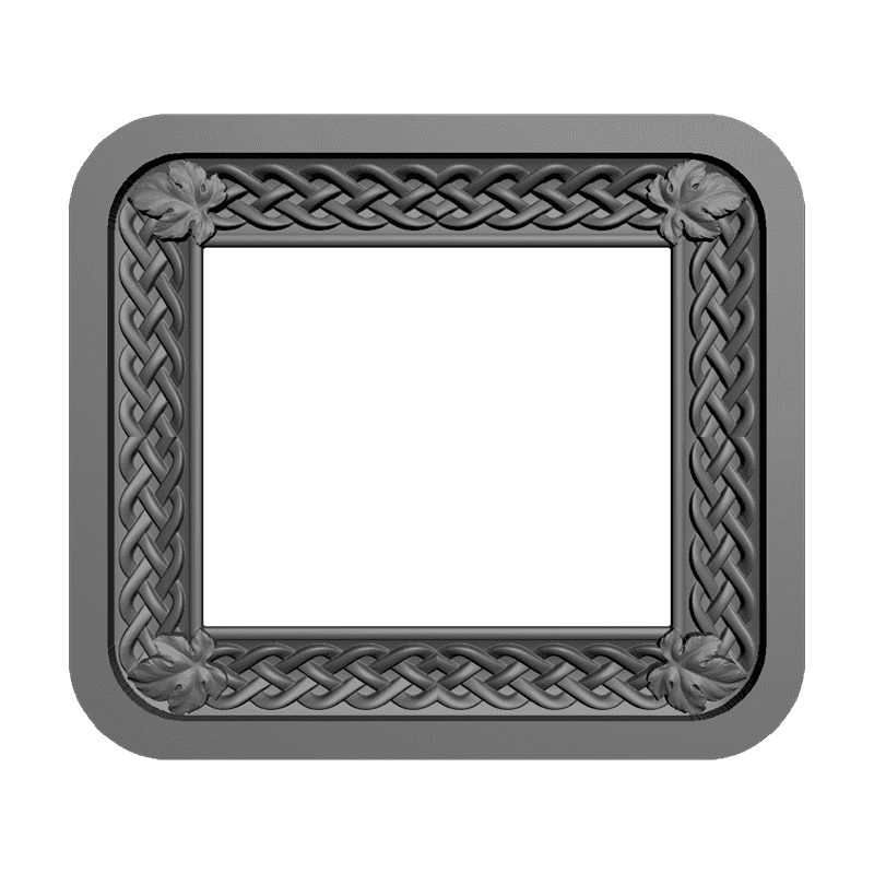 картинка Рамка резная D14-169 3D-STL.COM