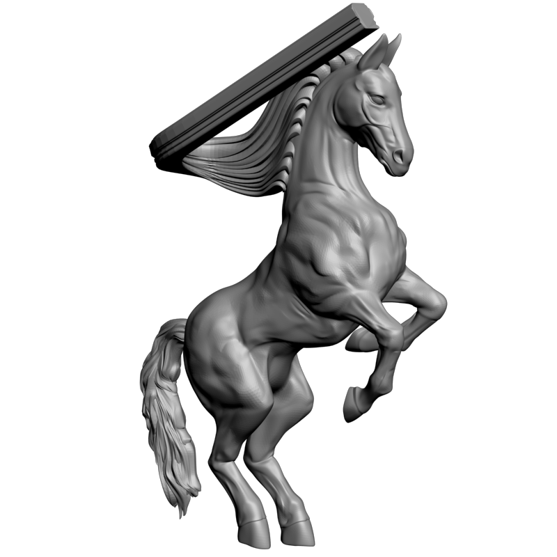 картинка Столб заходной Лошадь D17-050 3D-STL.COM