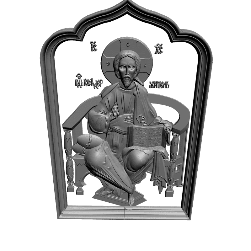картинка Господь Вседержитель V3-021 3D-STL.COM