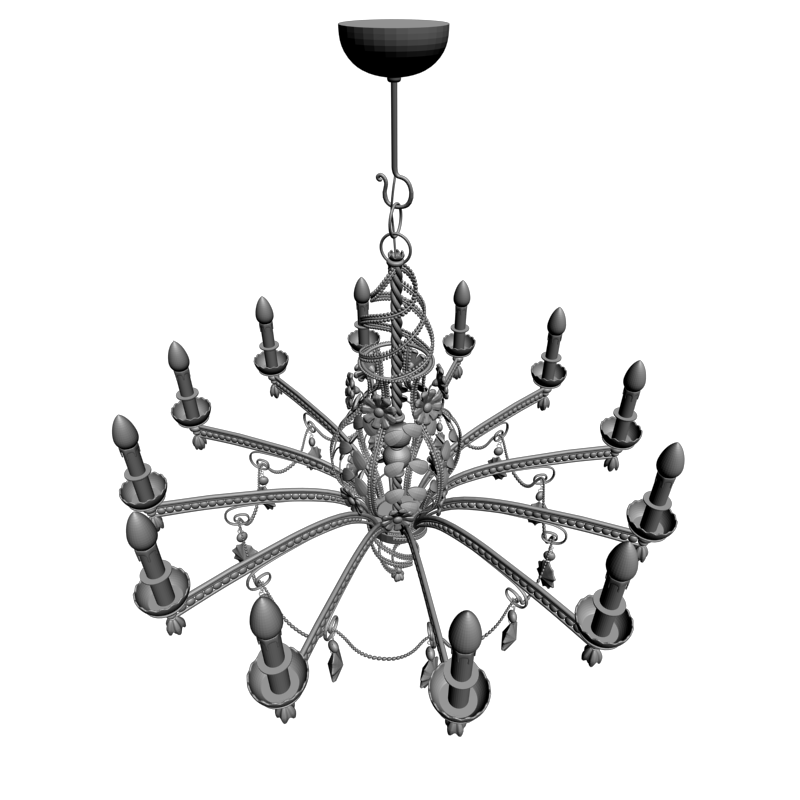 картинка Люстра H6-121 3D-STL.COM