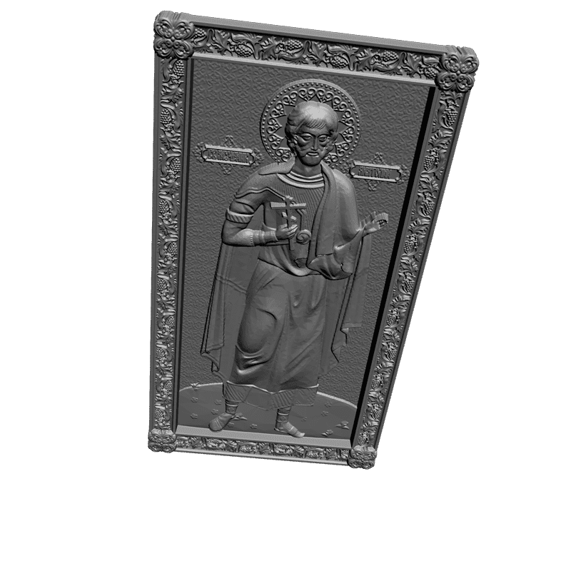 картинка Святой мученик Анатолий V3-193 3D-STL.COM