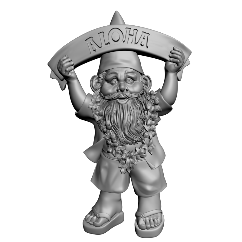 картинка Стойка Гнома Алоха PI1-495 3D-STL.COM
