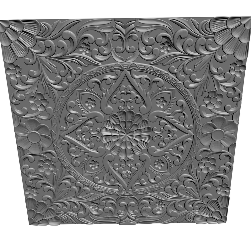 картинка Панель резная D11-007 3D-STL.COM