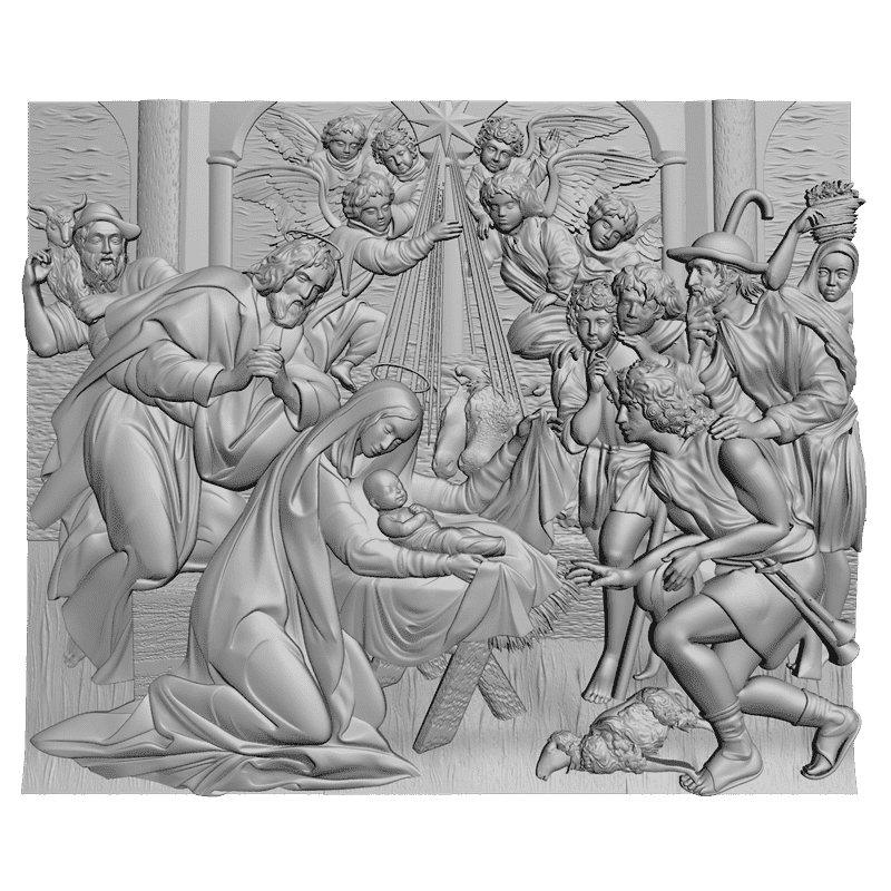 картинка Рождение D12-158 3D-STL.COM