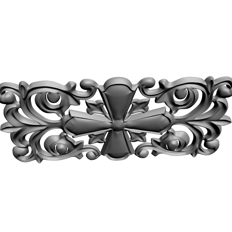картинка Накладка с крестом V9-058 3D-STL.COM