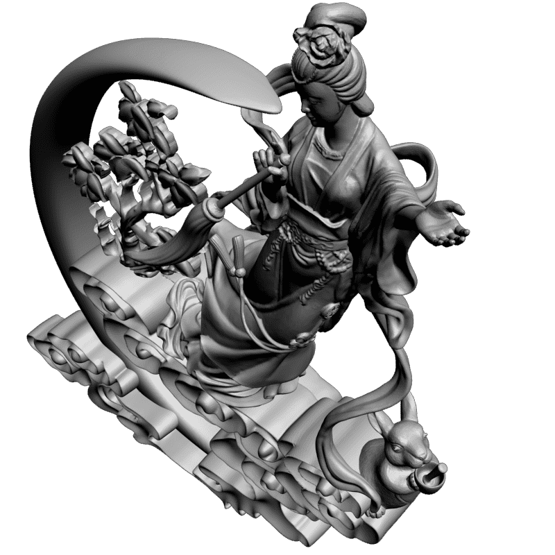 картинка Фея и белочка L3-125 3D-STL.COM