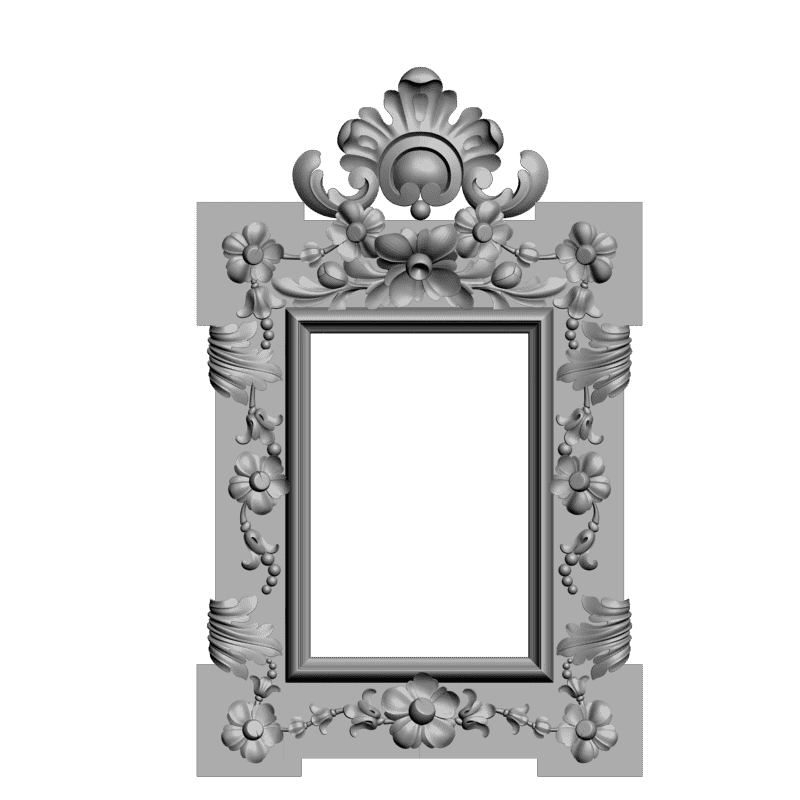 картинка Рама под зеркало D14-366 3D-STL.COM