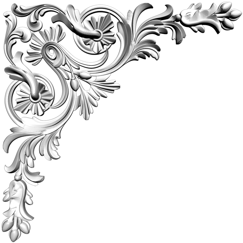 картинка Угловой элемент D19-051 3D-STL.COM