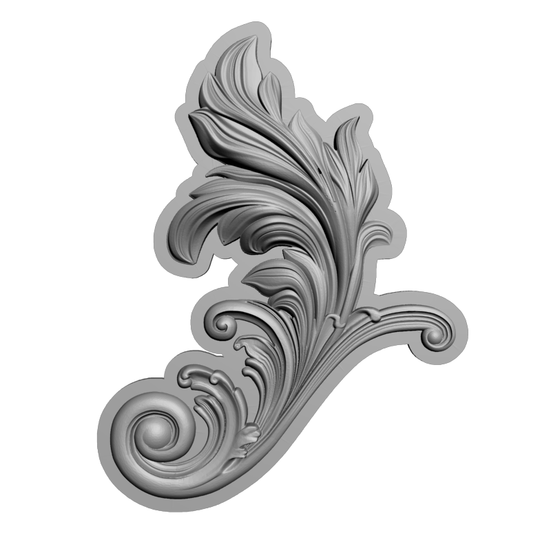 картинка Элемент декора D10-475 3D-STL.COM