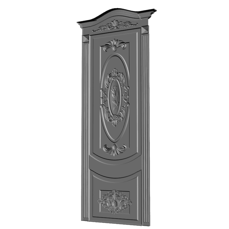 картинка Двери резные H3-066 3D-STL.COM