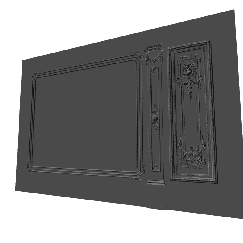 картинка Панели декоративные D11-113 3D-STL.COM