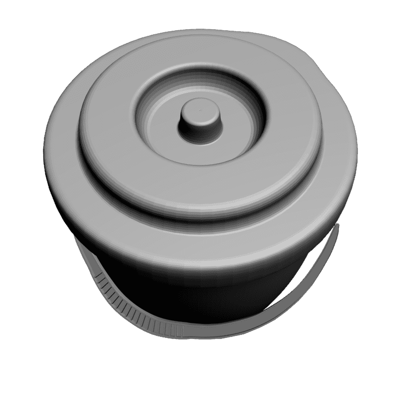 картинка Ведро P4-280 3D-STL.COM